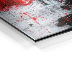 Guts Over Fear 20 Guts Over Fear -Artmind wandbild guts over fear kunst kaufen bei artmind detail brushed