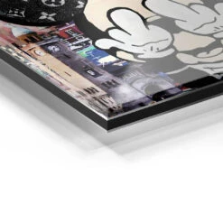 More Love - Less Hate 19 More Love - Less Hate -Artmind wandbild hamburg kunst kaufen bei artmind detail acryl