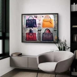 Kely Bag 17 Kely Bag -Artmind wandbild handtaschen leinwand artmind kunstwerk 18