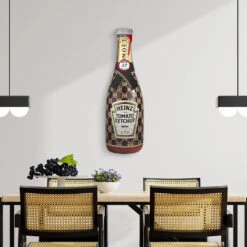 Heinzpagner 9 Heinzpagner -Artmind wandbild heinz ketchup champagner flasche artmind 1