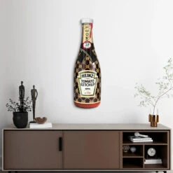 Heinzpagner 10 Heinzpagner -Artmind wandbild heinz ketchup champagner flasche artmind 2