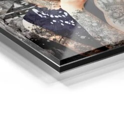 Tattoo Model - Audrey Hepburn 21 Tattoo Model - Audrey Hepburn -Artmind wandbild hepburn tattoo kunst kaufen bei artmind detail acryl