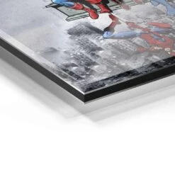 Heroes On Beam -Artmind wandbild heros artmind leinwand bild detail acryl