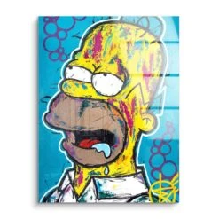 Confused Homer 16 Confused Homer -Artmind wandbild homer simpson acryl