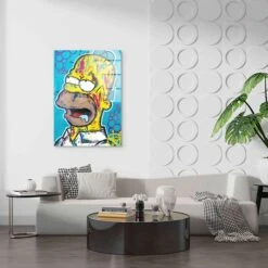 Confused Homer 19 Confused Homer -Artmind wandbild homer simpson 16