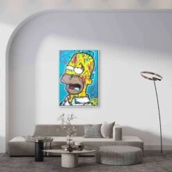 Confused Homer 20 Confused Homer -Artmind wandbild homer simpson 18