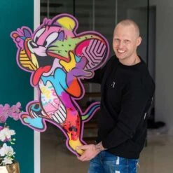 Funny Jerry 10 Funny Jerry -Artmind wandbild jerry maus freiform artmind