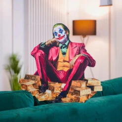 Rich Madness 10 Rich Madness -Artmind wandbild joker auf gold freiform luxury artwork artmind 7