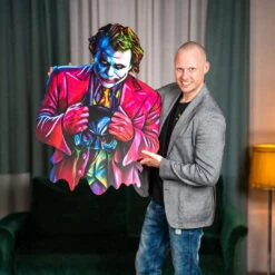 Winner Smile 11 Winner Smile -Artmind wandbild joker freiformwerk