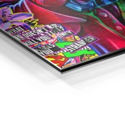 Joker 23 Joker -Artmind wandbild joker kunst von artmind detail brushed