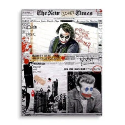 Joker News 14 Joker News -Artmind wandbild joker news kunst kaufen bei artmind brushed