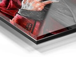 Smoking Joker 23 Smoking Joker -Artmind wandbild joker red smoke von artmind detail acryl