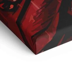 Smoking Joker 21 Smoking Joker -Artmind wandbild joker red smoke von artmind detail leinwand