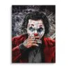 Smoking Joker 2 Smoking Joker -Artmind wandbild joker red smoke von artmind leinwand