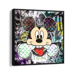 Joyful 17 Joyful -Artmind wandbild joyful micky kunst kaufen bei artmind schattenfugenrahmen