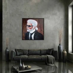 Karl Lagerfeld 20 Karl Lagerfeld -Artmind wandbild karl lagerfeld kreative kunst artmind wall art bild 13