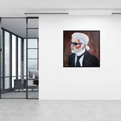 Karl Lagerfeld 18 Karl Lagerfeld -Artmind wandbild karl lagerfeld kreative kunst artmind wall art bild 14