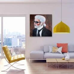 Karl Lagerfeld 19 Karl Lagerfeld -Artmind wandbild karl lagerfeld kreative kunst artmind wall art bild 15