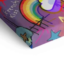 Klimt Kiss 21 Klimt Kiss -Artmind wandbild klimt kuss von artmind detail leinwand