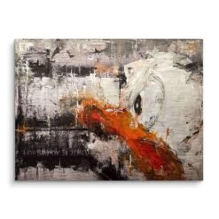 Schnatter Schnatter 17 Schnatter Schnatter -Artmind wandbild kreative kunst donald von artmind brushed