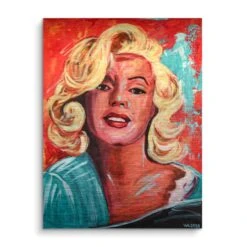 Marilyn 16 Marilyn -Artmind wandbild kreative kunst marilyn gemaelde artmind wall art bild brushed