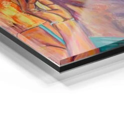 Mia – Wie Geht's Wohl Weiter 22 Mia – Wie Geht's Wohl Weiter -Artmind wandbild kreative kunst orange blue women artmind wall art bild detail acryl