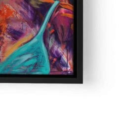 Mia – Wie Geht's Wohl Weiter 24 Mia – Wie Geht's Wohl Weiter -Artmind wandbild kreative kunst orange blue women artmind wall art bild lwrs