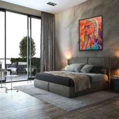 Mia – Wie Geht's Wohl Weiter 18 Mia – Wie Geht's Wohl Weiter -Artmind wandbild kreative kunst orange blue women artmind wall art bild 12