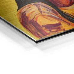 Alexas Holiday 23 Alexas Holiday -Artmind wandbild kreative kunst yellow women sunglases artmind wall art bild detail brushed