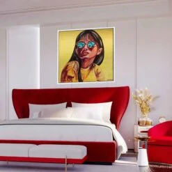 Alexas Holiday 20 Alexas Holiday -Artmind wandbild kreative kunst yellow women sunglases artmind wall art bild 12
