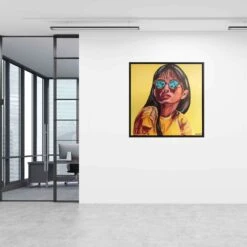 Alexas Holiday 18 Alexas Holiday -Artmind wandbild kreative kunst yellow women sunglases artmind wall art bild 14