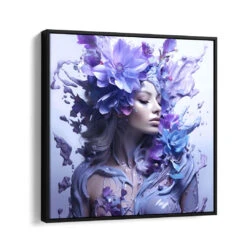 Lavendel 16 Lavendel -Artmind wandbild lavendel kunst kaufen bei artmind schattenfugenrahmen