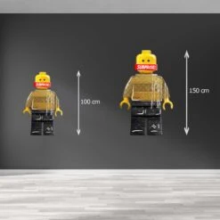 Brickman 17 Brickman -Artmind wandbild lego mann kunst suprime deko artmind groessenvergleich