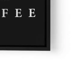 Life Begins After Coffee -Artmind wandbild life begins after coffee lwrs