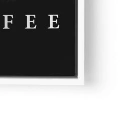 Life Begins After Coffee -Artmind wandbild life begins after coffee lwrw