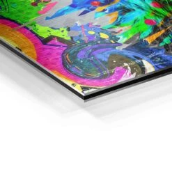 Colorful Lion King 22 Colorful Lion King -Artmind wandbild loewe kunst premium artwork artmind detail brushed