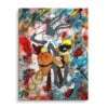 Bunny 2 Bunny -Artmind wandbild lola und bugs bunny kreativ leinwand
