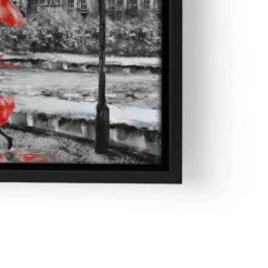 London - Kiss 24 London - Kiss -Artmind wandbild london frau mit schirm artmind leinwand bild lwrs