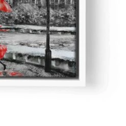 London - Kiss 25 London - Kiss -Artmind wandbild london frau mit schirm artmind leinwand bild lwrw