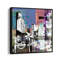 Los Angeles 16 Los Angeles -Artmind wandbild los angeles kunst kaufen bei artmind schattenfugenrahmen