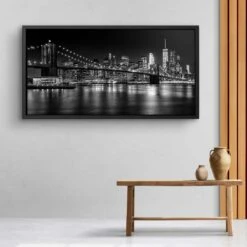 Manhattan To Brooklyn 19 Manhattan To Brooklyn -Artmind wandbild manhatten brooklyn skyline kunst kaufen bei artmind 13