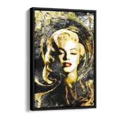 Marilyn Monroe - Gold -Artmind wandbild marilyn monroe in gold schattenfugenrahmen eb062f99 56ba 447b 9959 8481d5ee6990