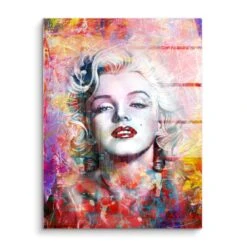 Marilyn Monroe - Paint 16 Marilyn Monroe - Paint -Artmind wandbild marilyn monroe paint kreativ acryl