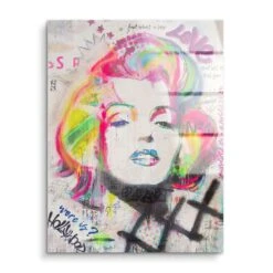 Drawn Free 15 Drawn Free -Artmind wandbild marilyn monroe pop art paint artmind acryl