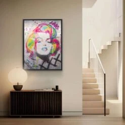 Drawn Free 17 Drawn Free -Artmind wandbild marilyn monroe pop art paint artmind 19