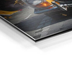 Wallis Splash Mercedes 300 Sl 23 Wallis Splash Mercedes 300 Sl -Artmind wandbild mercedes splash kunst kaufen bei artmind detail brushed