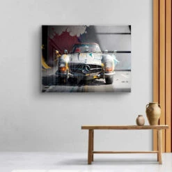 Wallis Splash Mercedes 300 Sl 19 Wallis Splash Mercedes 300 Sl -Artmind wandbild mercedes splash kunst kaufen bei artmind 17