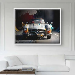 Wallis Splash Mercedes 300 Sl 20 Wallis Splash Mercedes 300 Sl -Artmind wandbild mercedes splash kunst kaufen bei artmind 18