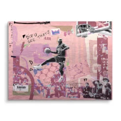 His Airness 15 His Airness -Artmind wandbild michael jordan kunst kaufen bei artmind brushed