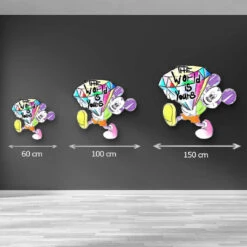 Limitless Shine 13 Limitless Shine -Artmind wandbild mickes diamant pop art artmind groessenvergleich